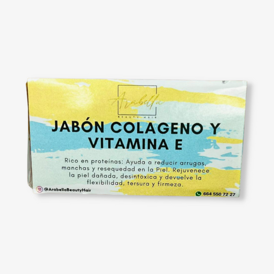 Imagen de jabón de colágeno y vitamina e.